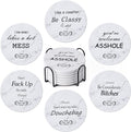 6Pcs Absorbent Coasters Set by Hoewina
