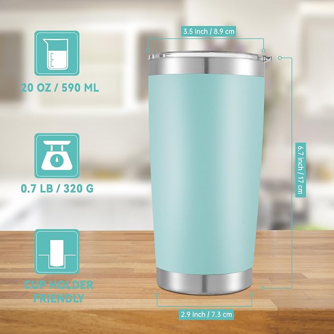 20 oz Tumblers Stainless Steel Tumbler - Image 4