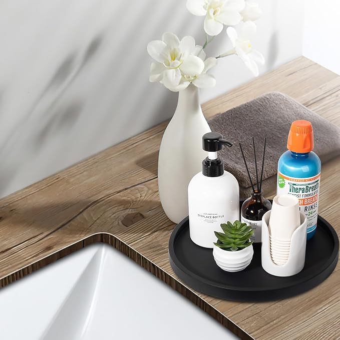 Silicone Bathroom Tray Coffee Table Decor Perfume Organizer - Image 2