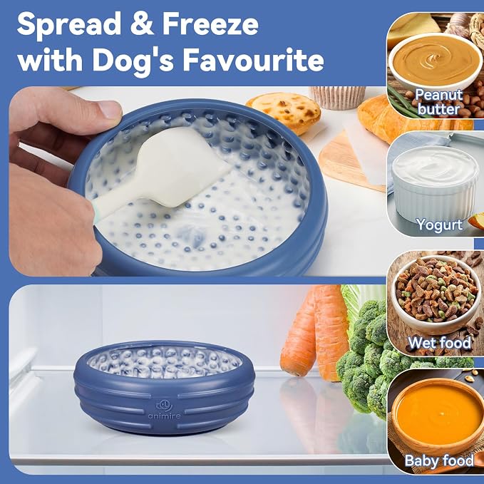 Dog Lick Bowl, Animire Freeze Lick Mat - Image 4