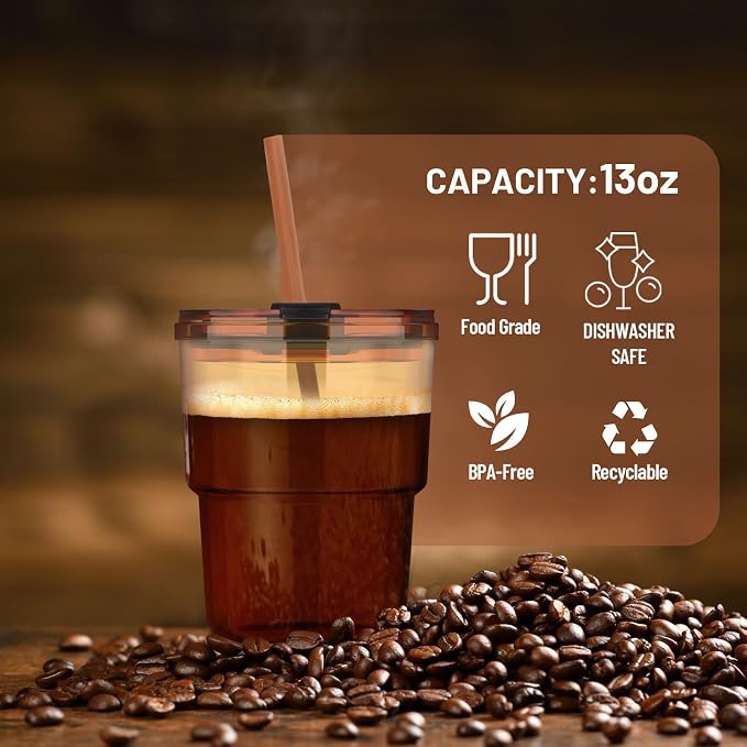 Luxfuel 13 oz Tumbler Water Glass Cups - Image 4