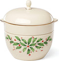 Lenox Holiday Serveware Collection, Porcelain Tableware, Stackable Bowl Set by Lenox