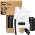 16 oz 300 Pack Coffee Cups by COOLCAP