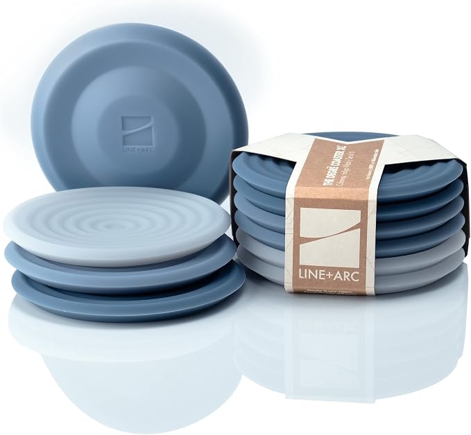 LINE+ARC Silicone Coasters feat. in NYT WireCutter | Waterproof, anti-stain by LINEARC