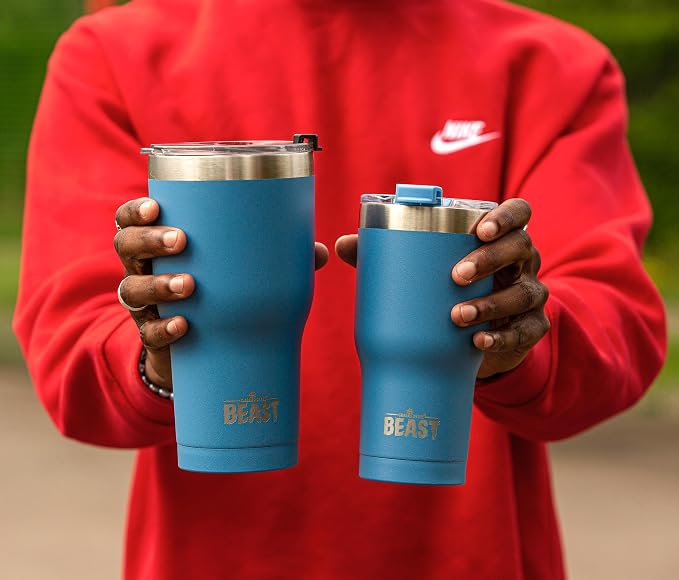 Beast 20 oz Tumbler Stainless Steel Vacuum Insulated Coffee Ice Cup Double Wall - Image 4