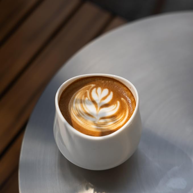 palatti Mobius Porcelain Coffee Cup, in S, L Sizes, Pour Over, Latte Art - Image 2