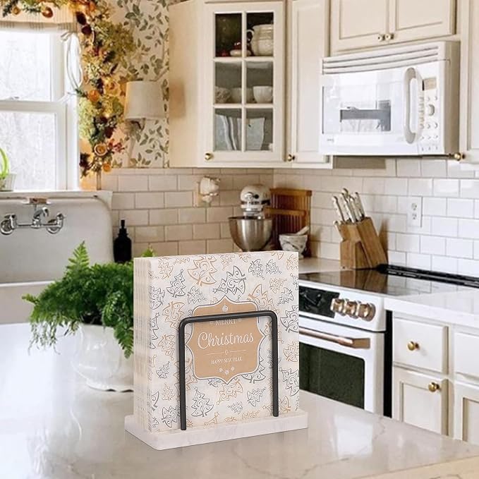 Livabber Napkin Holder, Metal Napkin Storage Modern Freestanding Tissue Paper - Image 6