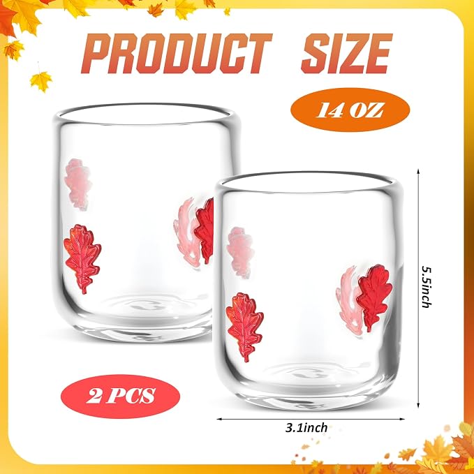 SiliFine Icon Juice Glasses, 14oz Stemless Wine Drinking Juice Glass Cup - Image 3