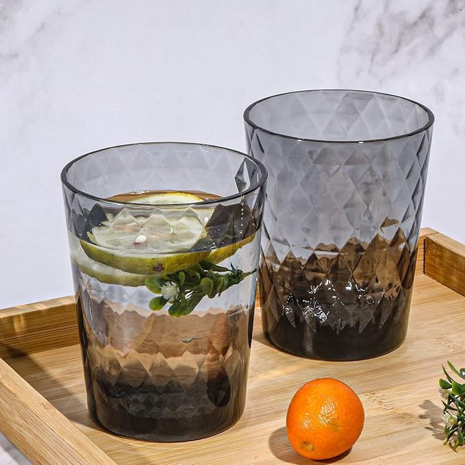 BPA-Free Plastic Tumblers 6 Pack | Reusable Dishwasher Safe | Stackable - Image 4