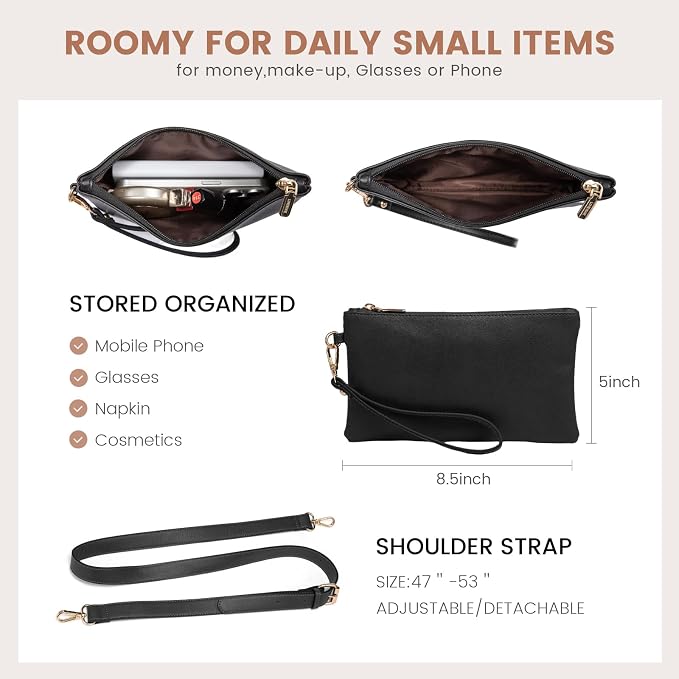 LOVEVOOK Laptop Bag for Women, 17 lnch Waterproof Lightweight Leather Tote Bag - Image 8