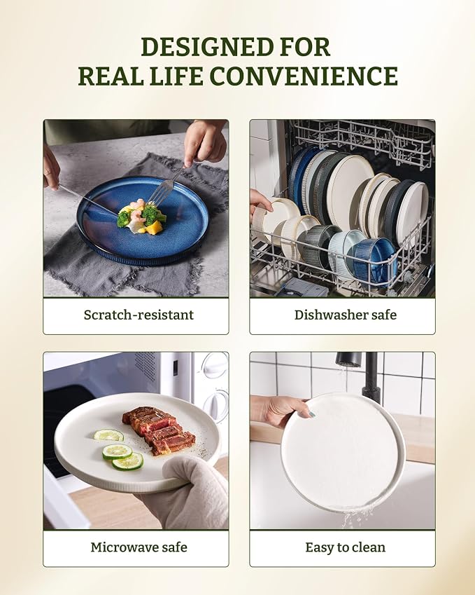famiware Star 10/8 inches Dinner Plates Set - Image 8