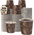 600 Pack 4 oz Small Coffee Cups, Disposable Paper Espresso Cups | Disposible by Huifany