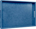 20 x 14 inches Leather Rectangle Serving Tray by Unknown