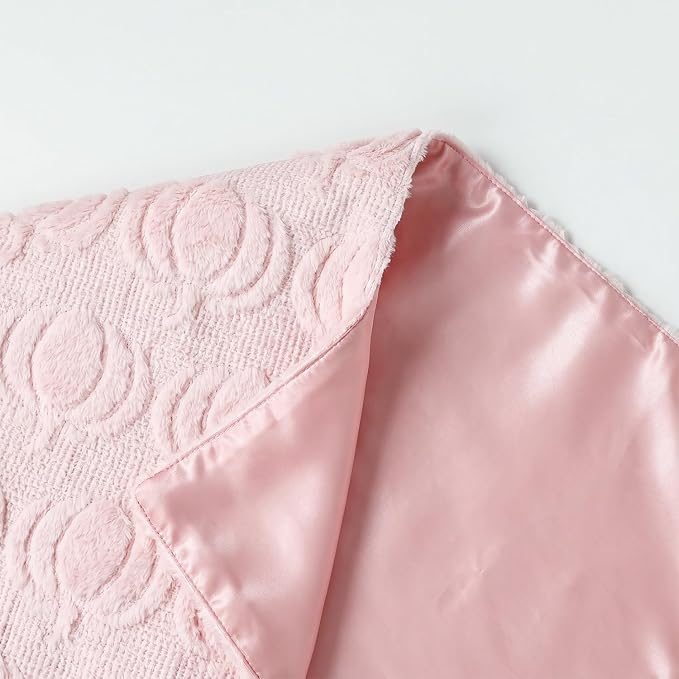 Artoid Mode Pink Soft Faux Fur Pumpkins Fall Table Runner 13x90 Inch | Seasonal - Image 5