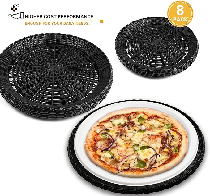 Paper Plate Holders, 8/12/24 Packs 9/10 Inch paper plate holders reusable Black - Image 2