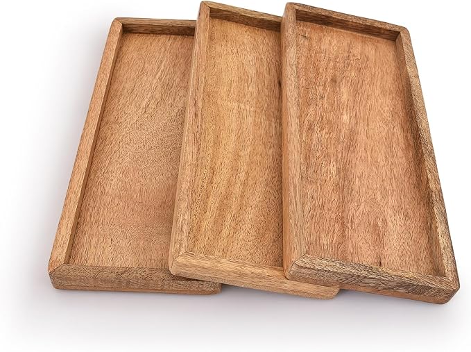 Mango Wood Serving Platter by Samhita