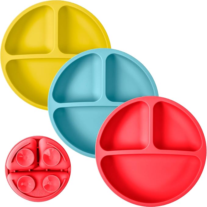 WeeSprout Suction Plates for Babies & Toddlers by WeeSprout
