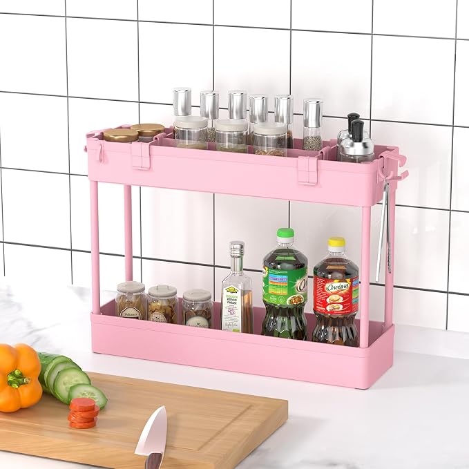 Slim Storage Cart 4 Tier, Bathroom Organizer Rolling Utility, Mobile Shelving - Image 6