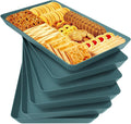 WOWBOX 6 pcs Serving Tray for Entertaining, Serving Platters for Snacks by WOWBOX