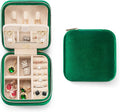 ZPROW Plush Velvet Travel Jewelry Case, Small Case by ZPROW