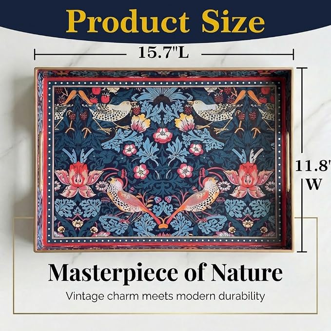 Decorative Tray, Marbling Plastic Tray - Image 8