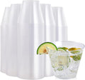 FOCUSLINE 200 Count 9 oz Clear Plastic Cups | Disposable Heavy Duty Hard by FOCUSLINE