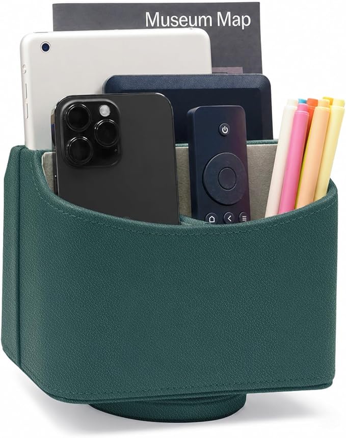 UnionBasic Rotating Desk Organizer, 360 Desk Spinning Caddy, Desktop TV by UnionBasic