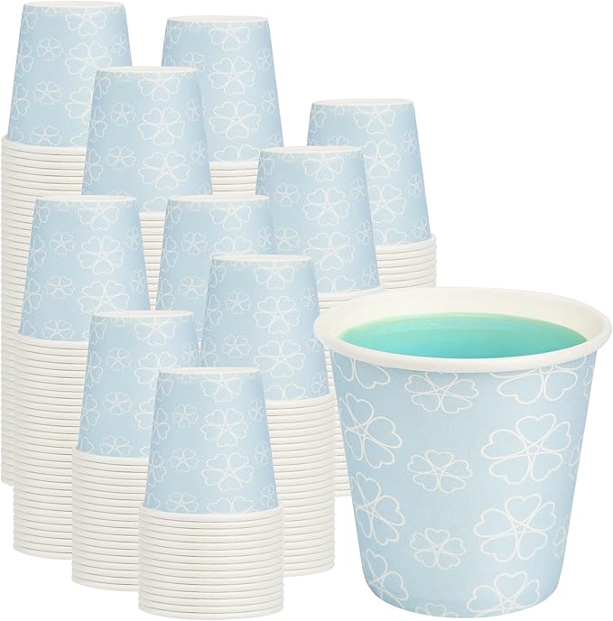 METAPRINT 300 Pack 3 oz Bathroom Cups, Disposable Paper Cups by METAPRINT