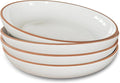 Mora Ceramic Large Pasta Bowls 30oz, etc Plate/Wide Bowl by MORA