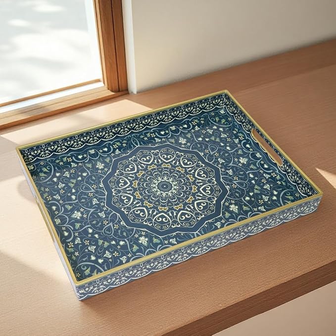 Decorative Tray, Ottoman Trays, Plastic Coffee Table Tray - Image 5