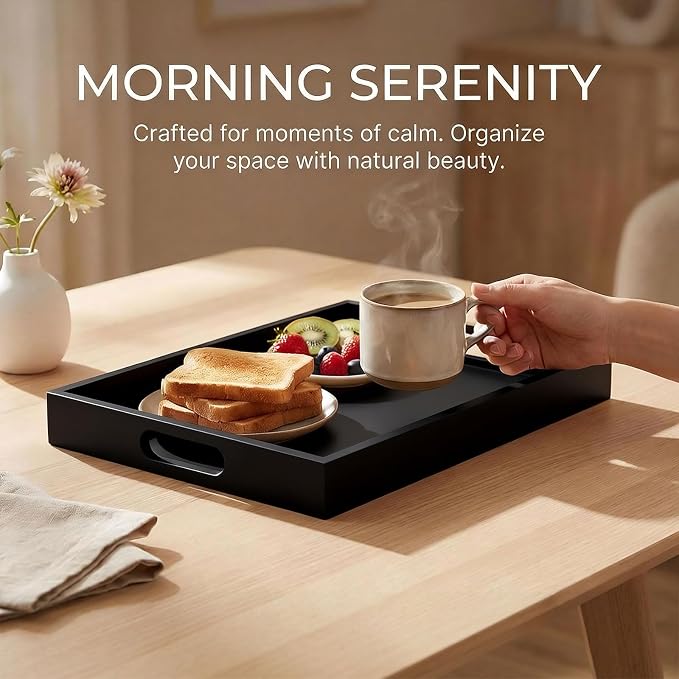 Krismax Wooden Serving Tray - Image 4