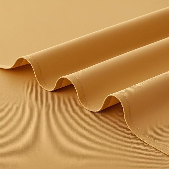 FOLINS&HOME Gold Waterproof Decorative Table Runner 108 Inches Long | 210GSM - Image 5