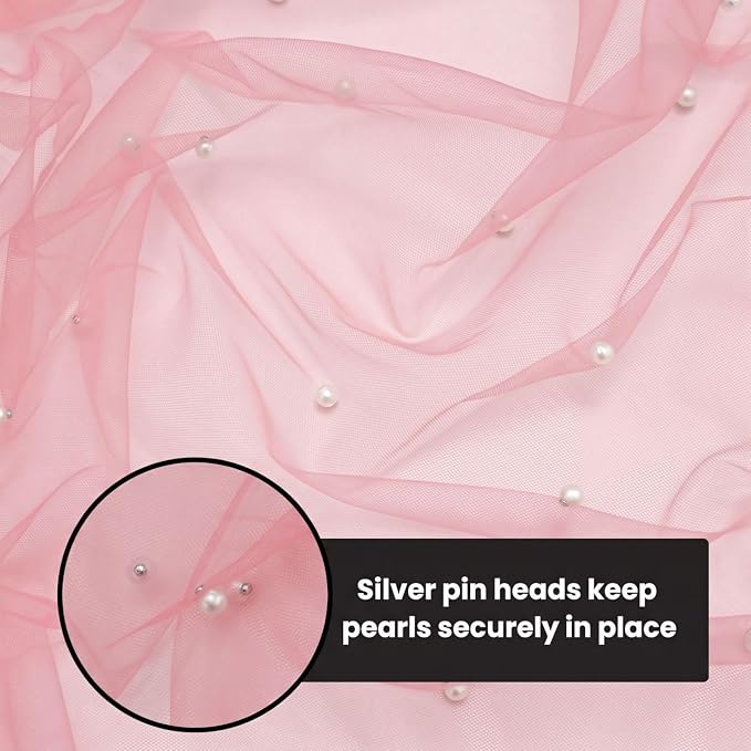 Artoid Mode Pearl Pastel Pink Gauze Table Runner 120 Inch 10FT, Seasonal Sheer - Image 7