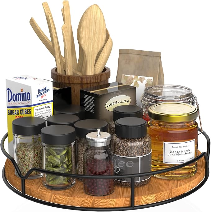 Lazy Susan Turntable Organizer by AXTEE