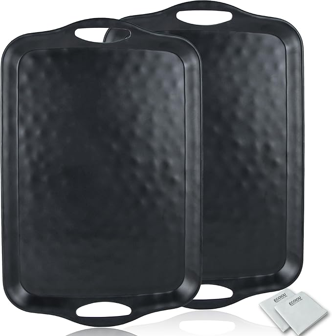 ECOIOU 20x13 inch Extra Large Serving Tray by Ecoiou