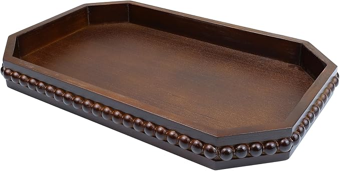 Hrastany Retro Brown Wood Serving Tray by Hrastany