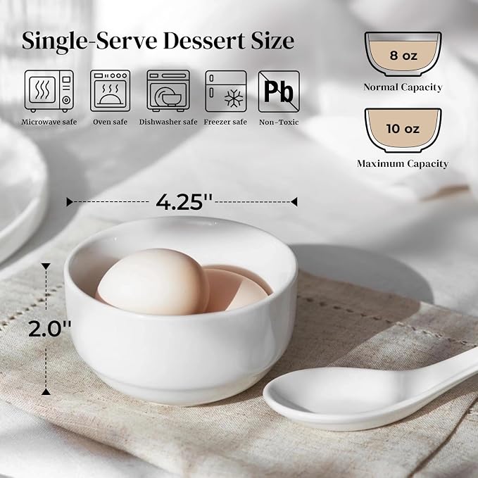 DOWAN 10 OZ Small Bowls, Ice Cream Bowls - Image 2