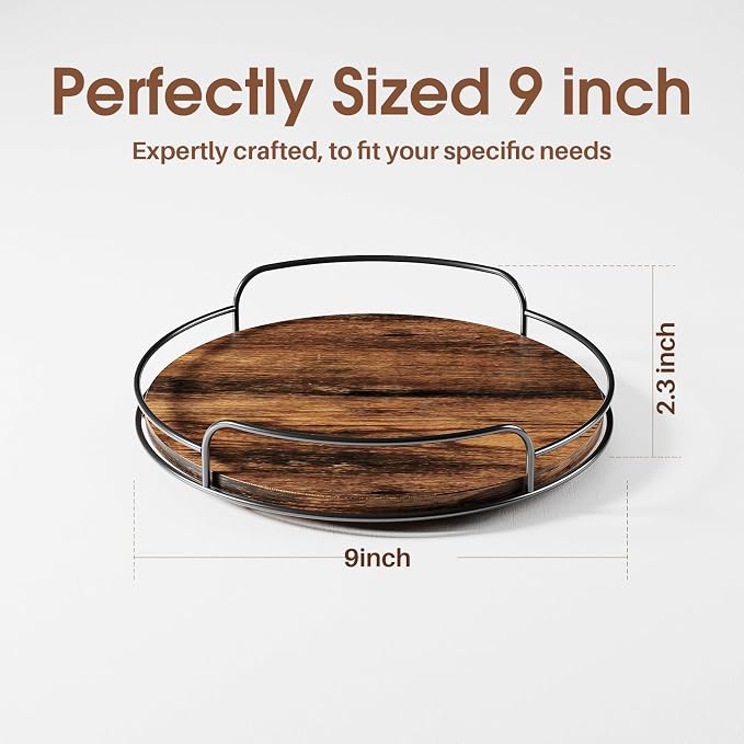 LAMU Lazy Susan Organizer, Table Top, Countertop, Spice Organization, 1 Pack - Image 3