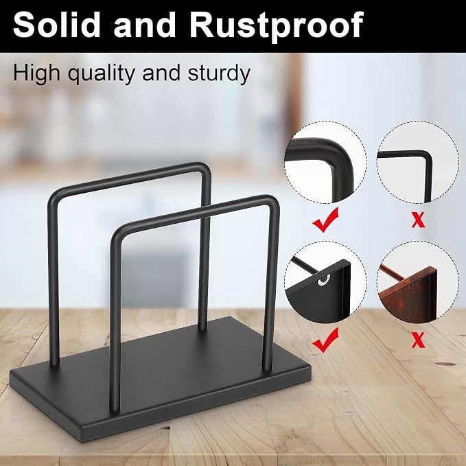 Livabber Napkin Holder, Metal Napkin Storage Modern Freestanding Tissue Paper - Image 3