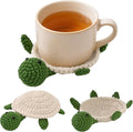Handmade Crochet Coasters, Fun 3D Animal Flippable Drink Coasters Cute Soft Cup by Unknown