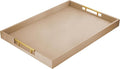 ATZYmolin 22" x 15.7" Extra Large Serving Tray, Vanity Platter, Glod | by ATZYmolin