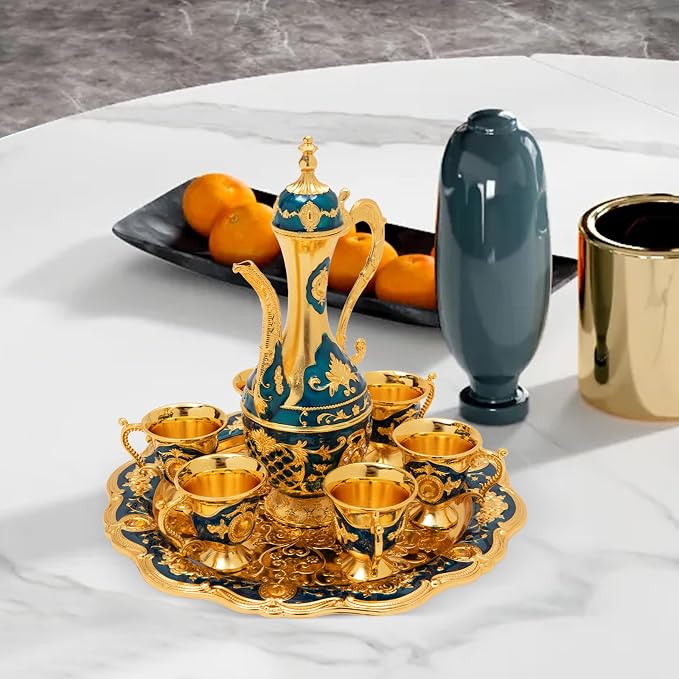 Turkish Tea Set, Vintage Coffee Pot - Image 4