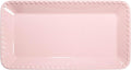 Paris Hilton Rectangle Ceramic Stoneware Serving Platter Tray, Embossed Hearts by TheWorldofParisHilton