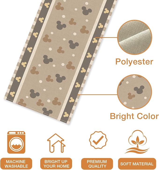 Seliem Cute Gray Table Runner - Image 3