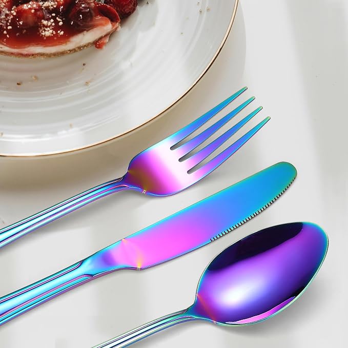20 Pieces Stainless Steel Silverware Set - Image 9
