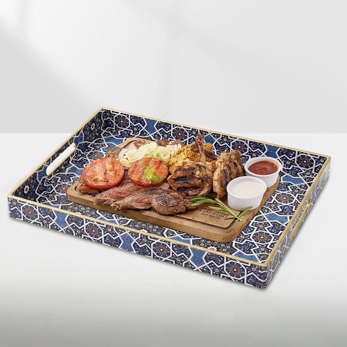 AGIOTA Coffee Table Trays for Living Room Serving Tray - Image 2