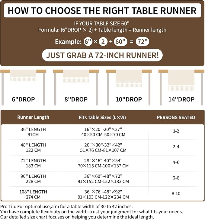 Boho Table Runner for Home Decor - Image 6