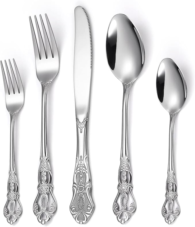 Gorgeous Retro Royal Silverware Set by MetalServingUtensils