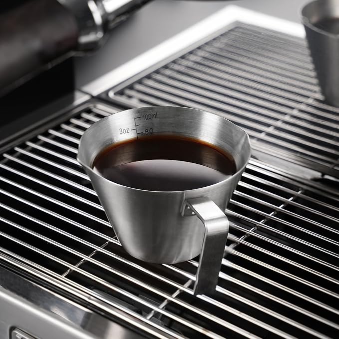 YARRAMATE 4 Pack Stainless Steel Espresso Shot Cup, 3.4oz | Heat Insulated Grip - Image 8