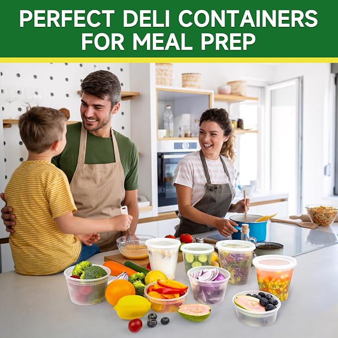 Dealusy 60 Set Deli Containers - Image 6